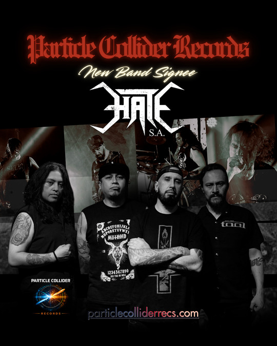 Bolivian Metal Legends HATE S.A. Join Particle Collider Records