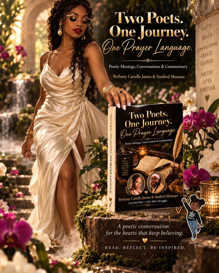 TWO POETS. ONE JOURNEY. ONE PRAYER LANGUAGE. TURNS POETRY INTO SACRED CONVERSATION